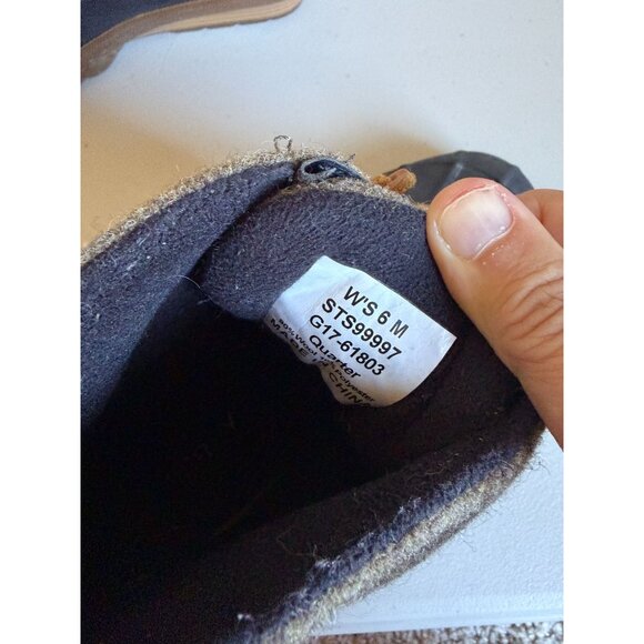 SPERRY Saltwater 6M Brown Wool Rubber Duck Boots Wool Quarter - Picture 10 of 11